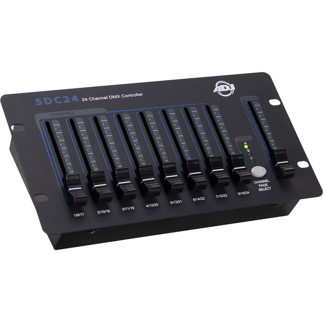 American DJ SDC24 Controlador DMX Básico 24 Canales 8 Faders 9V DC