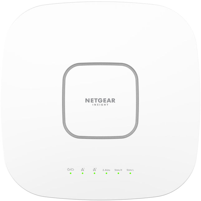 Netgear WAX638E AXE7800 Punto de Acceso Inalámbrico Tri Banda Wi-Fi 6E 7800 Mb/s con Montaje Techo Pared
