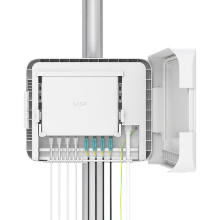 Ubiquiti UISP Box Plus Caja Estanca IPX6 Montaje Mural y Poste