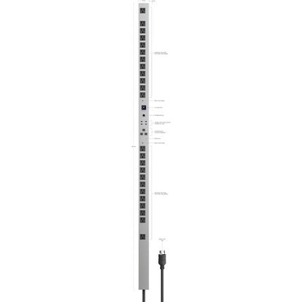 Ubiquiti Power Distribution Hi-Density Distribuidor de Energía 3750W 36RU Rackmount Kit