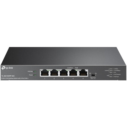 TP-Link TL-SG105PP-M2 Switch de Red No Gestionado 5 Puertos 2.5G 4 PoE++ 123W