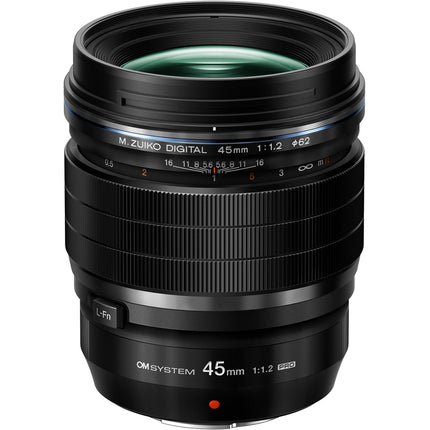 OM SYSTEM M.Zuiko Digital ED 45mm f/1.2 PRO Lente Micro Cuatro Tercios resistente al clima