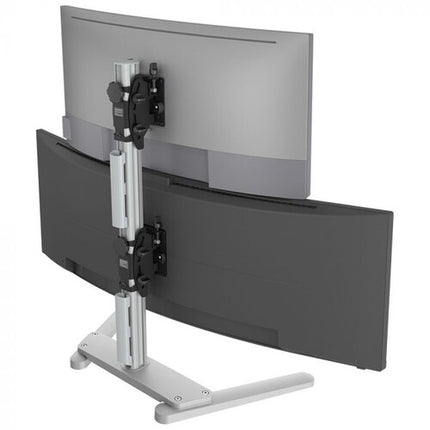 Atdec Soporte Vertical Pesado para 2 Monitores 24-55" Plata