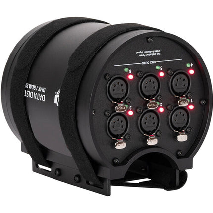 American DJ Data Distro 6 Divisor de Datos DMX RDM 6 Salidas 5 Pin