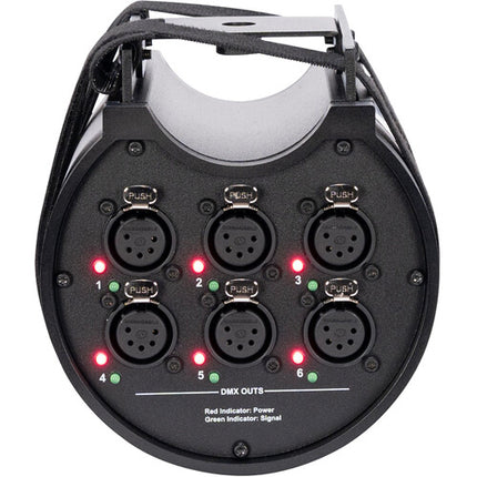 American DJ Data Distro 6 Divisor de Datos DMX RDM 6 Salidas 5 Pin