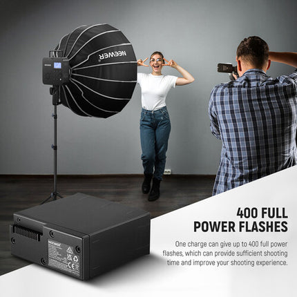 Neewer Battery Pack para Flash Q4 TTL Capacidad 2800mAh 400 Destellos