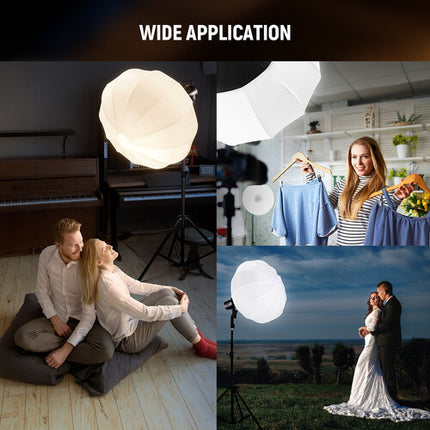 Neewer Quick Release Lantern Softbox 26 pul  Iluminación 360° Montura Bowens con Bolsa