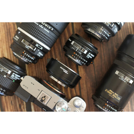 Monster Adapter LA-FE2 Adaptador de Lente Nikon F a Sony E Montura con Autofocus y Control Electrónico