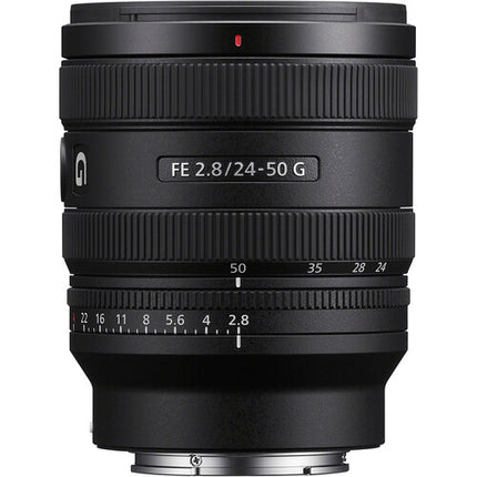 Sony FE 24-50mm f2.8 G Objetivo Zoom para Full Frame Ligero resistente polvo agua