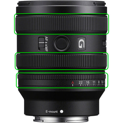Sony FE 24-50mm f2.8 G Objetivo Zoom para Full Frame Ligero resistente polvo agua