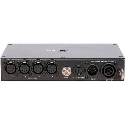 American DJ NET 4 Node DMX sobre Ethernet 4 puertos 4 XLR 1.7" LCD