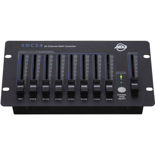 American DJ SDC24 Controlador DMX Básico 24 Canales 8 Faders 9V DC