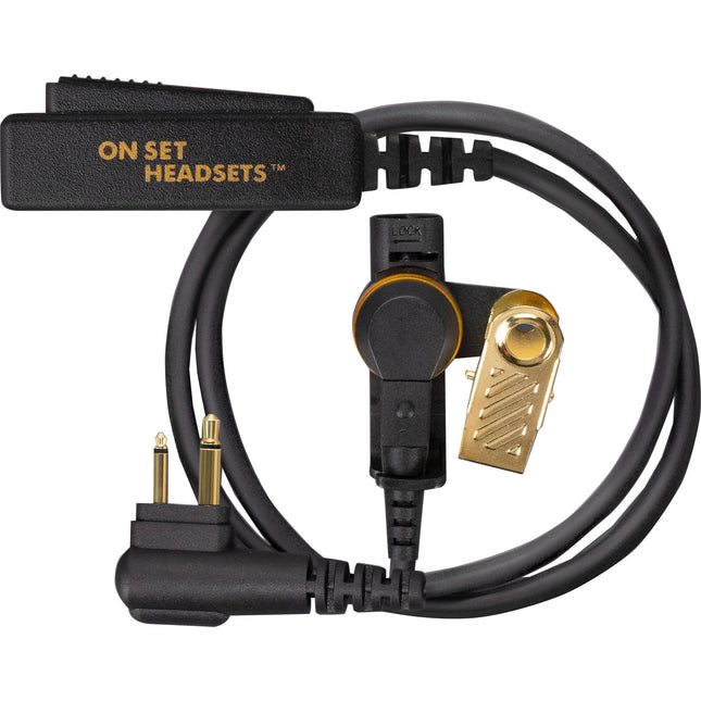 ON SET HEADSETS Shorty Elite Series Auriculares para Motorola 10" Kevlar