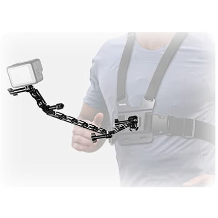Neewer Kit de Brazos de Extensión de Aluminio para Cámaras de Acción 11.8 y 6.5 Pulgadas