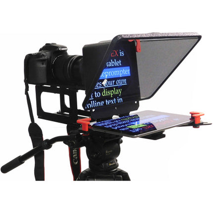 Telmax PRO-IP-EX Teleprompter Universal para Tablets y Smartphones hasta 115" con Vidrio Beamsplitter 8x12"