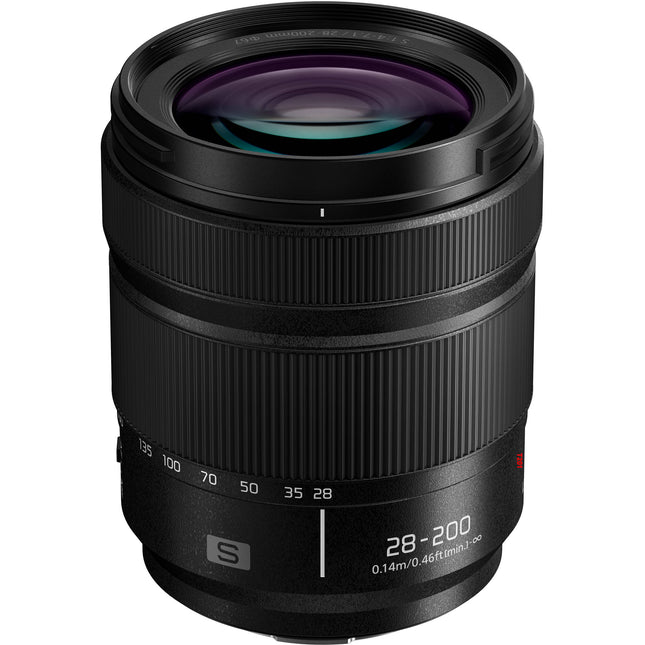 Panasonic LUMIX S 28-200mm f4-7.1 MACRO O.I.S. Lente con estabilizador y enfoque mínimo 5.5 pulgadas