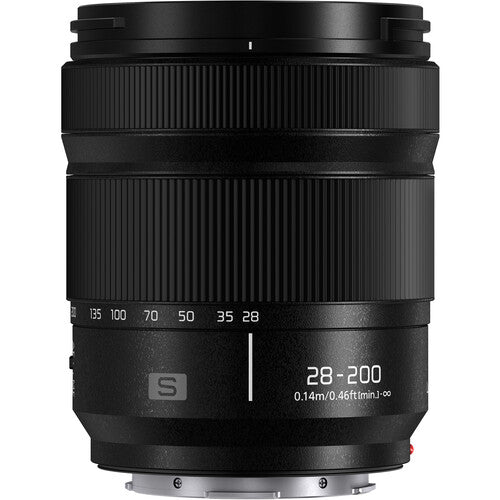 Panasonic LUMIX S 28-200mm f4-7.1 MACRO O.I.S. Lente con estabilizador y enfoque mínimo 5.5 pulgadas