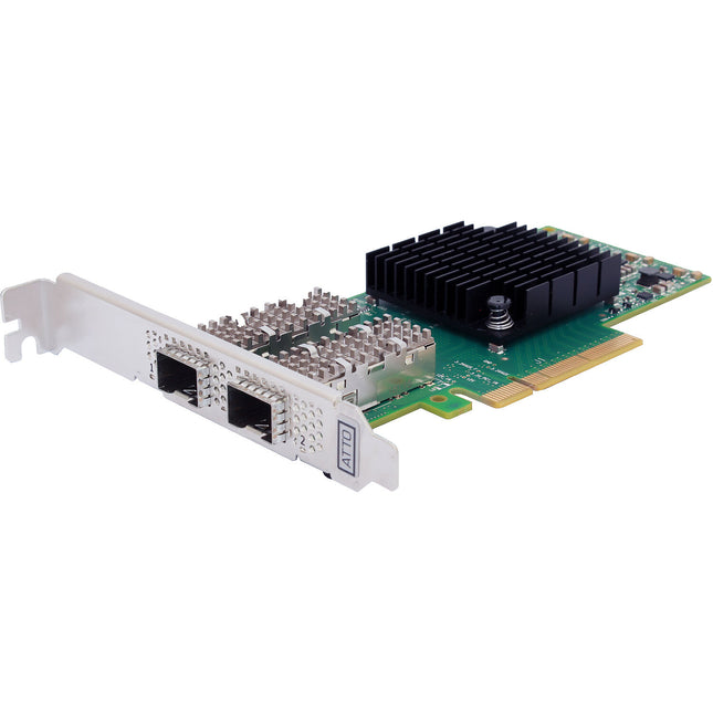 ATTO Technology FastFrame 3 N322-10S Adaptador de Red PCIe 3.0 x8 2x10G SFP+
