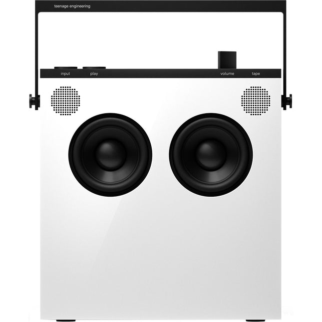 teenage engineering OB-4 Magic Radio Radio Grabadora y Altavoz Bluetooth Blanco 76W Batería 72H