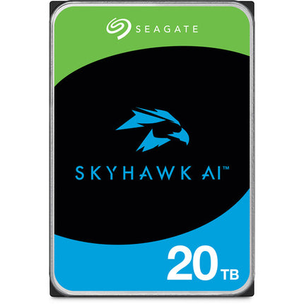 Seagate 20TB SkyHawk AI Disco Duro Interno Vigilancia 7200 rpm SATA III 3.5"