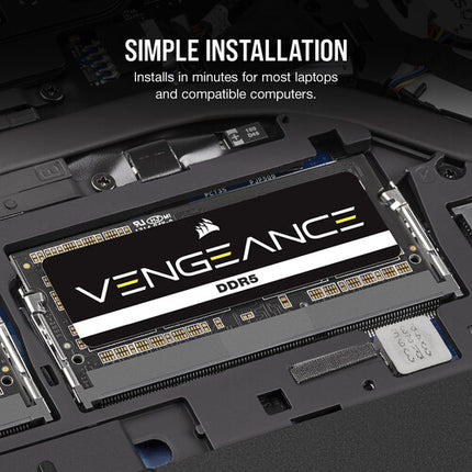 CORSAIR 32GB VENGEANCE DDR5 4800 MHz Memoria SO-DIMM para Portátil