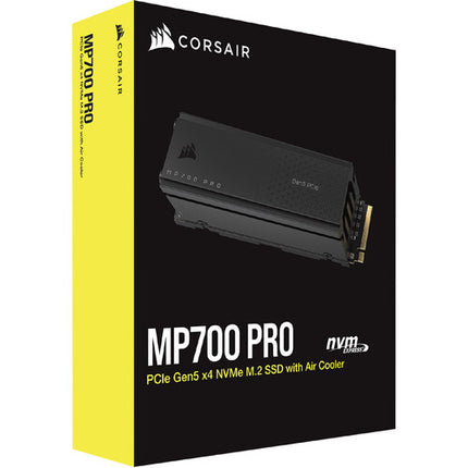 CORSAIR 1TB MP700 PRO SSD Interna NVMe PCIe 5.0 M.2 11700 MB/s Leer