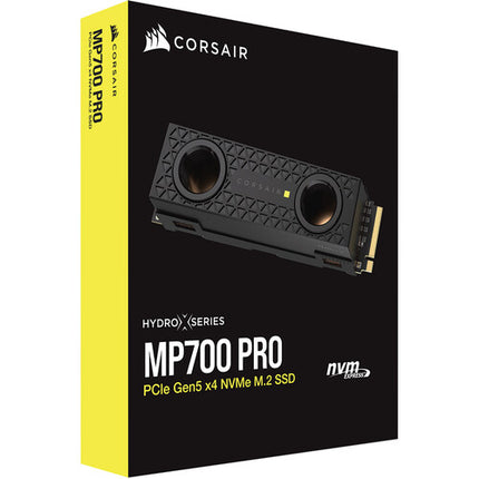 CORSAIR 2TB MP700 PRO SSD Interno NVMe PCIe 5.0 M.2 12400 MB/s Lectura Water Block