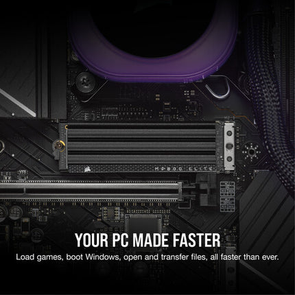 CORSAIR MP600 ELITE SSD Interno NVMe PCIe 4.0 1TB 7000MB/s con Disipador
