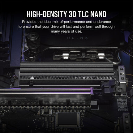 CORSAIR MP600 ELITE SSD Interno NVMe PCIe 4.0 1TB 7000MB/s con Disipador