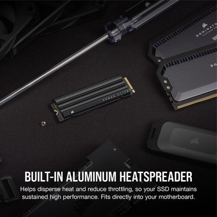 CORSAIR MP600 ELITE SSD Interno NVMe PCIe 4.0 1TB 7000MB/s con Disipador