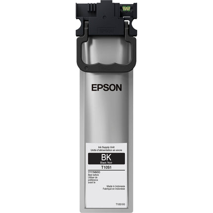 Epson DURABrite Ultra T10S100 Pack de tinta negra capacidad estándar secado rápido para WorkForce Pro