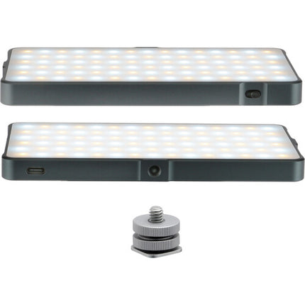 Genaray RGB-6X3S Panel LED RGB con Trípode de Mesa 354 Lux 5.9x3.1"