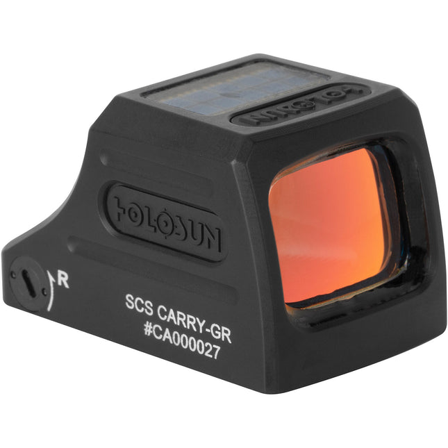 Holosun SCS-Carry Solar para Holosun-K con Retícula Verde 1x y Batería 20K Horas