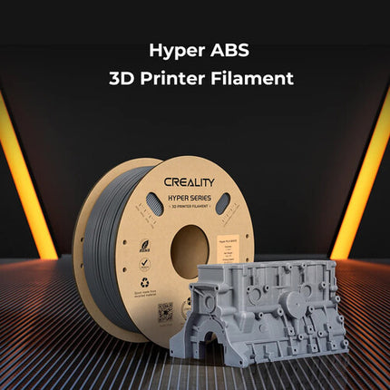 Creality Hyper Series Filamento ABS Gris 1kg 1.75mm Alta Velocidad