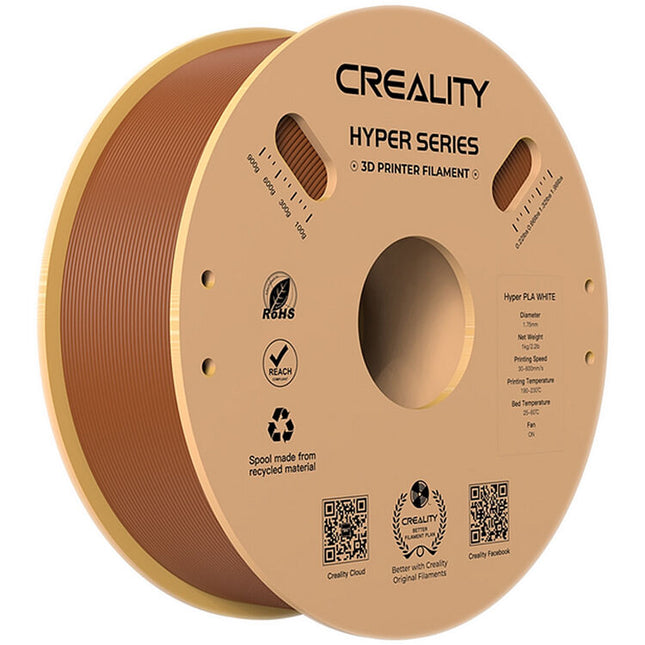 Creality Hyper Series Filamento PLA para Impresión 3D 1kg 1.75mm Marrón