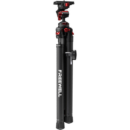 Freewell FW-T1 Trípode de Viaje en Fibra de Carbono con Cabeza de Bola 150 cm y 5 Secciones