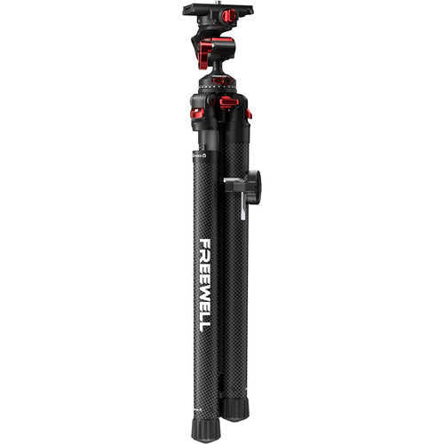 Freewell FW-T1 Trípode de Viaje en Fibra de Carbono con Cabeza de Bola 150 cm y 5 Secciones