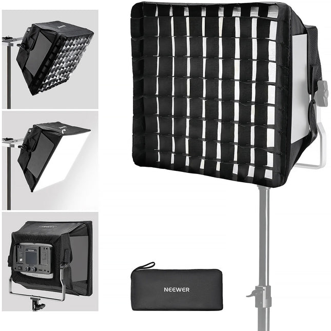 Neewer Softbox Difusor con Rejilla 30x32 cm para Panel LED RGB660 PRO