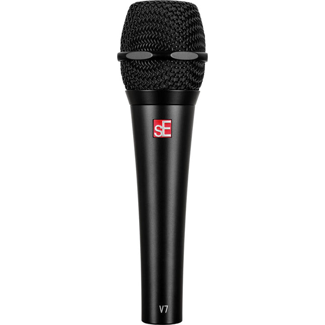 sE Electronics V7 Micrófono Dinámico Supercardioide Negro con Clip y Estuche