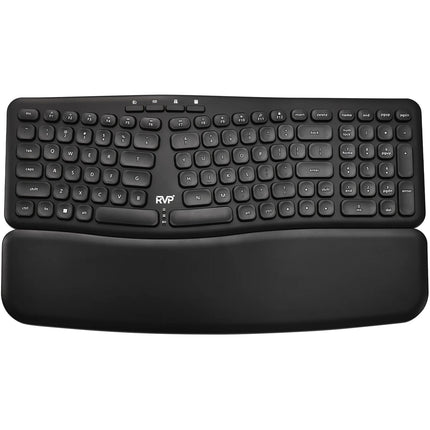 RVP+ Teclado Ergonómico Inalámbrico Dividido 102 Teclas 2.4 GHz Negro