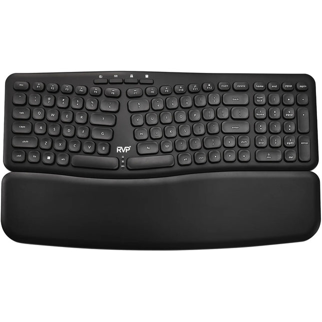 RVP+ Teclado Ergonómico Inalámbrico Dividido 102 Teclas 2.4 GHz Negro