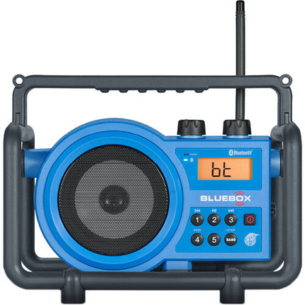 Sangean BB-100 altavoz Bluetooth portátil resistente AM FM radio azul