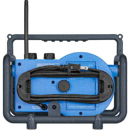 Sangean BB-100 altavoz Bluetooth portátil resistente AM FM radio azul