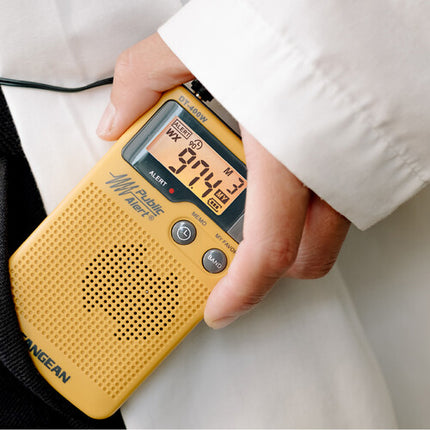 Sangean DT-400W Radio Portátil Digital AM FM Alerta Clima 19 Memorias