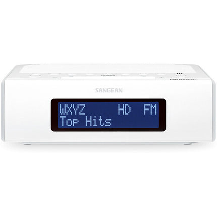 Sangean HDR-15 Radio Reloj de Mesa AM FM HD con Pantalla Grande y 3 Alarmas