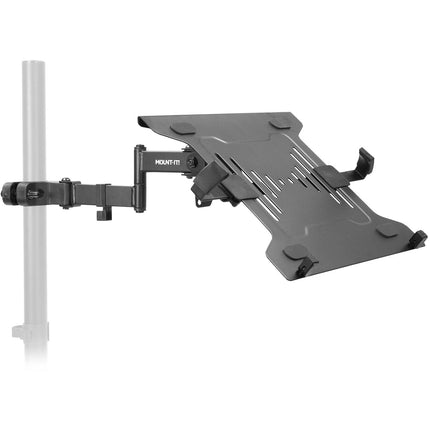 Mount-It! Soporte para portátil de poste 15.6 pulgadas inclinación 30° rotación 360°