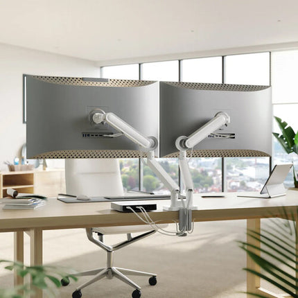 ALOGIC Glide Soporte Flexible para Dos Monitores hasta 35" 23.1 lb Capacidad