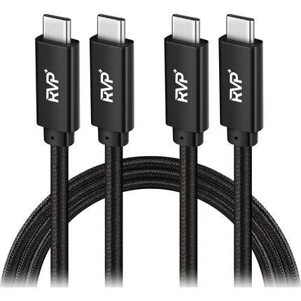 RVP+ Cable USB-C 3.2 Gen 2x2 3 Pies 20 Gb/s 100W Paquete 2