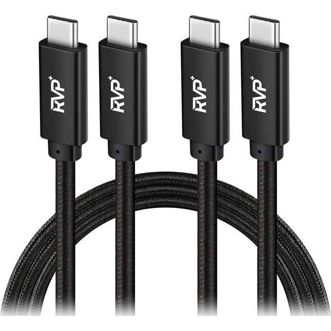 RVP+ Cable USB-C 3.2 Gen 2x2 3 Pies 20 Gb/s 100W Paquete 2