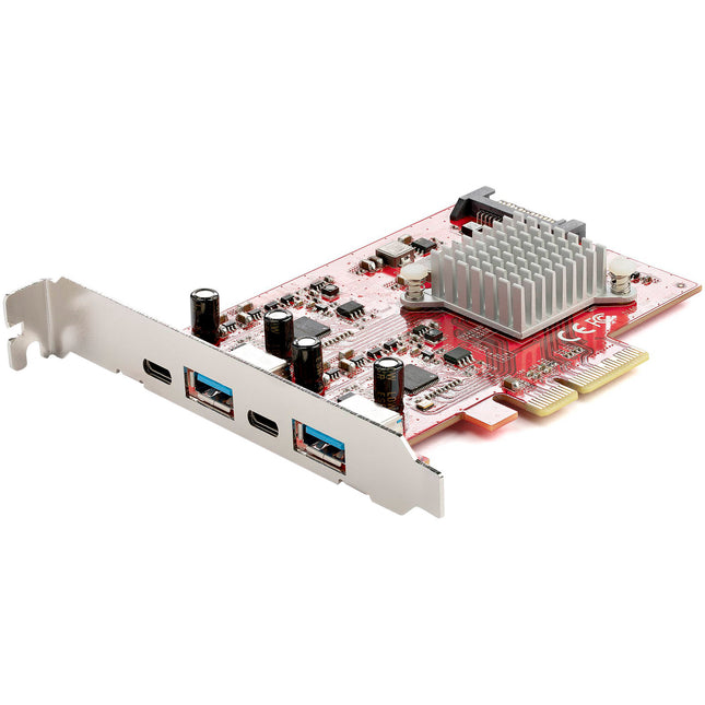 StarTech 4-Port USB PCIe Card Tarjeta PCI Express USB 3.2 Gen 2 10 Gb/s